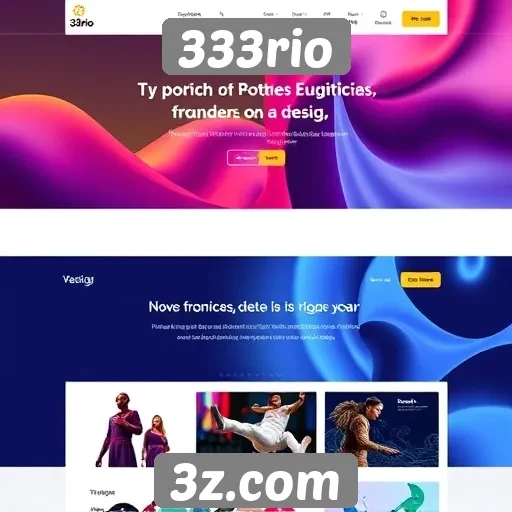 Evolução do design do site 333rio nos últimos anos