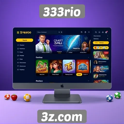 Explorando a interface do usuário do 333rio